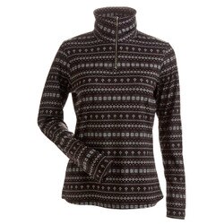 NILS Crystal T Neck Top Women's in Black Snowflake